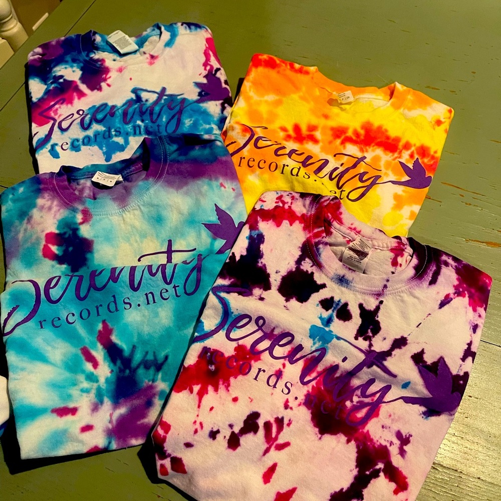 Serenity Records located in Nashville Tennessee tie-dye T-shirts